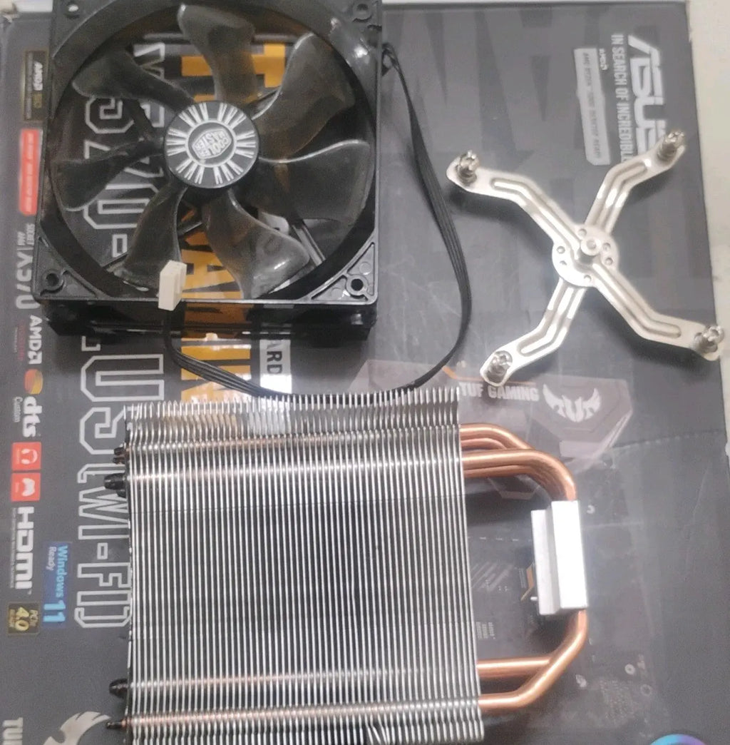 CPU Fan Cooler Heatsink w/ Aluminum, Copper Heatpipes