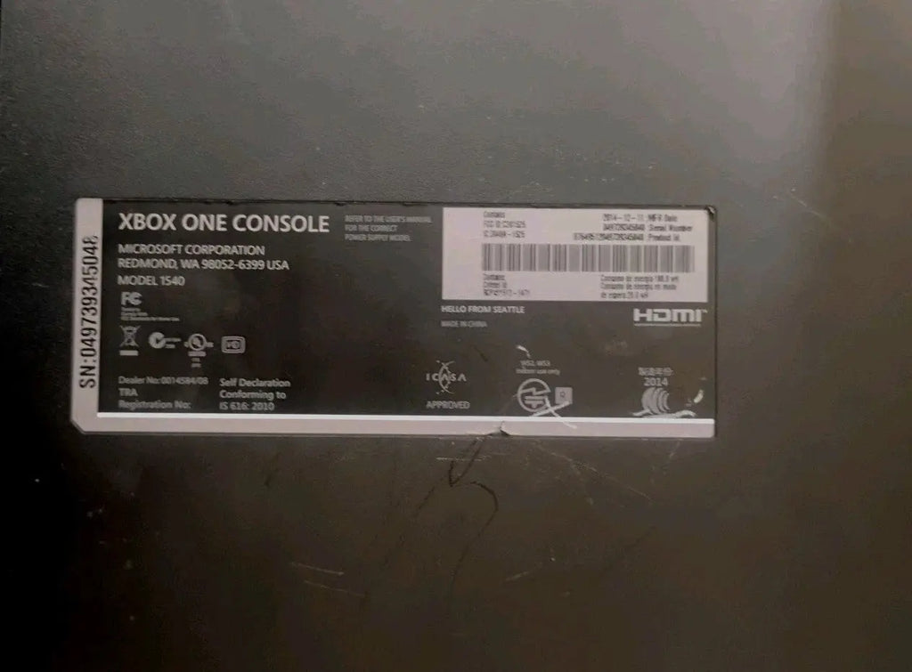 Microsoft Xbox One 500GB Console 2014 For Parts Or Repair