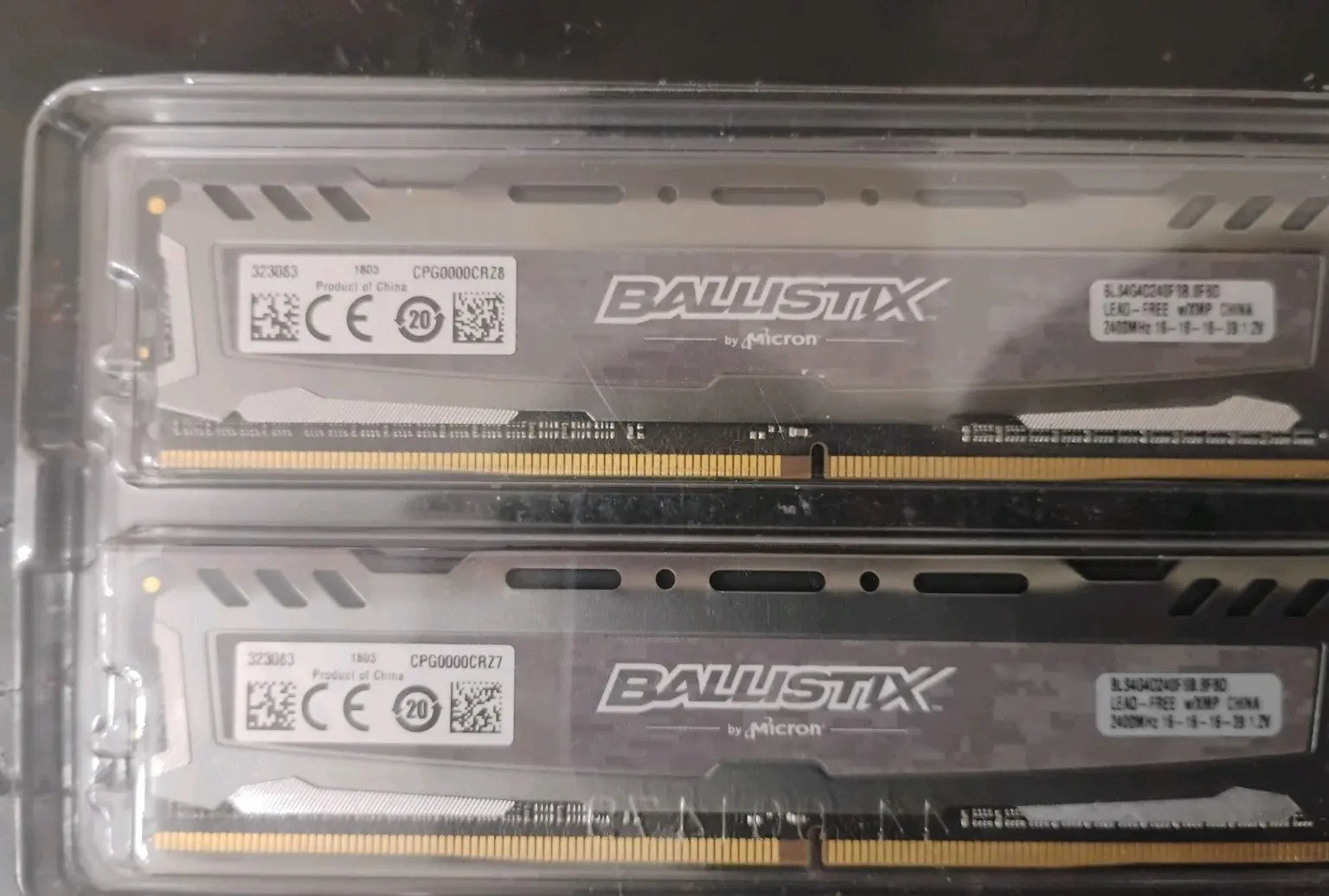 Micron Ballistix Sport 8GB (2x4GB) DDR4-2400 288-Pin DIMM XMP BLS4G4D240FSA.8FBD