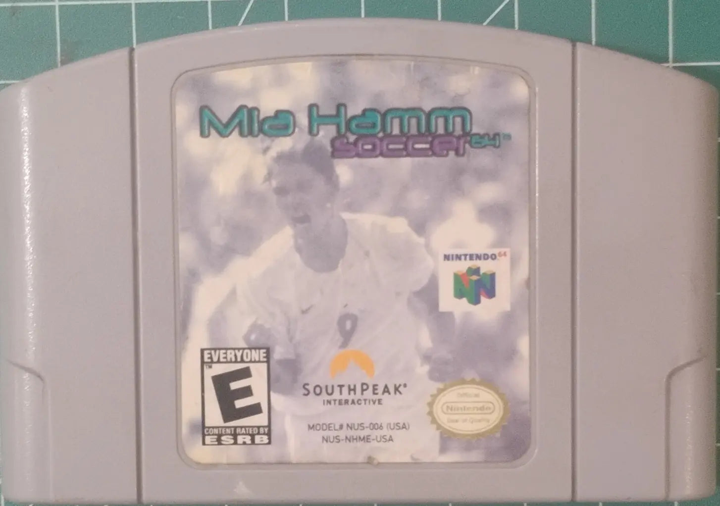 Mia Hamm Soccer 64 Nintendo 64 Game Pak NTSC-U/C SouthPeak 1999 E Tested/Working